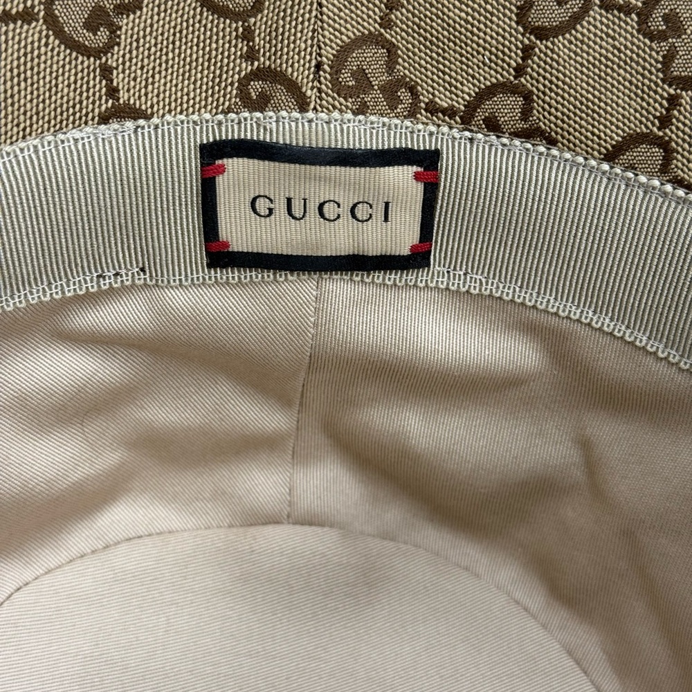 NIB Gucci GG Canvas Bucket Hat, Small - Picture 7 of 8
